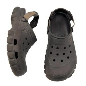 Crocs Classic All Terrain Off-Road Brown Slip On Clogs